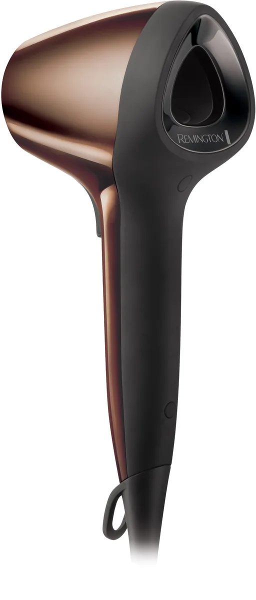 Фен Remington Air3D, 1800Вт, 3 настройки, диффузор, турмалиновая ионизация, холодный обдув, бронзовый