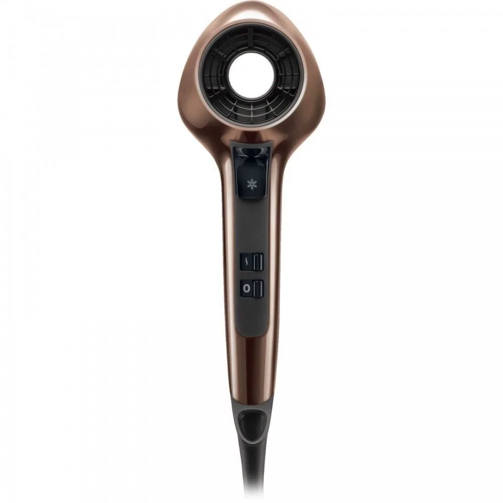 Фен Remington Air3D, 1800Вт, 3 настройки, диффузор, турмалиновая ионизация, холодный обдув, бронзовый