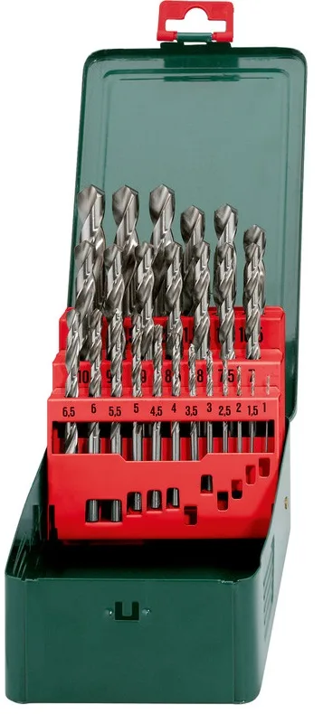 Набір свердел Metabo HSS-G 25 шт 1-13 мм для металу