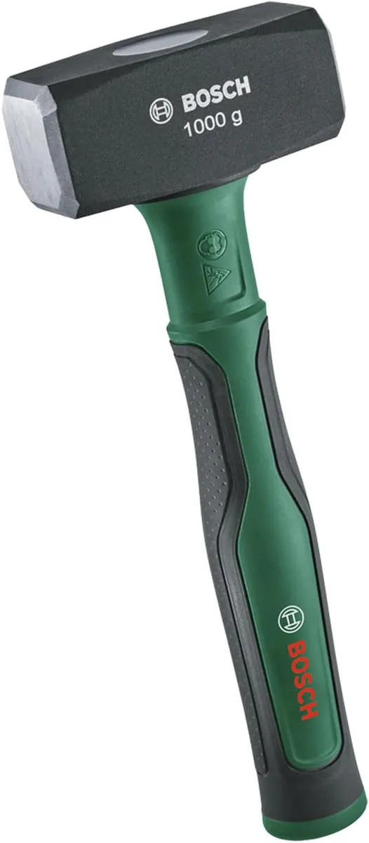 Кувалда Bosch 1000г з руків'ям зі скловолокна, довжина 26 см.