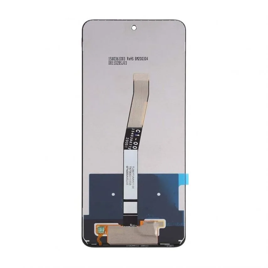 Дисплей IPS 6,67 дюймів чорний з сенсорним екраном FLYCDI для Xiaomi Redmi Note 9 Pro 9S
