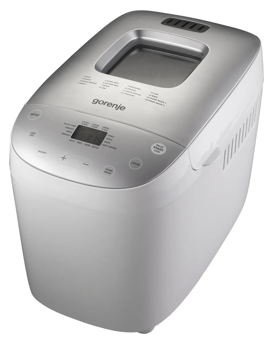 Хлібопічка Gorenje 850 Вт 1,6 кг Білий