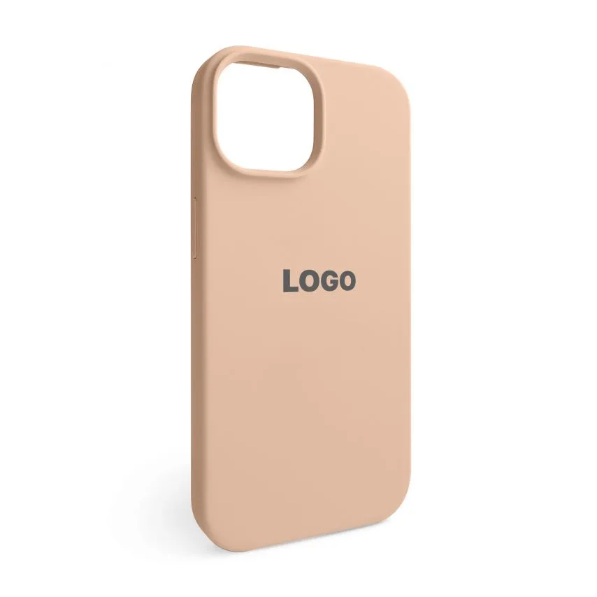 Чохол Silicone Case для Apple iPhone 15 силіконовий бежевий
