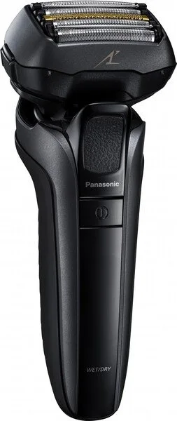 Електрична бритва Panasonic, сіткова, 14000 об/хв, 5 бритв. головок, Li-Ion, сухе та вологе гоління, тример, чохол, док-станція.