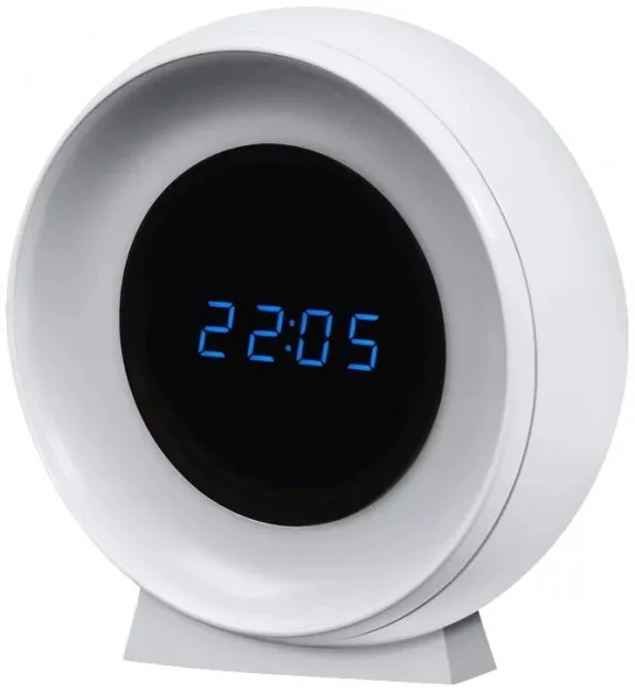 Світильник нічник з акумулятором LEDVANCE NIGHTLUX CLOCK 0.3Вт 3000/4000/6500К 5Лм 1000мА•год годинник USB-A > microUSB білий