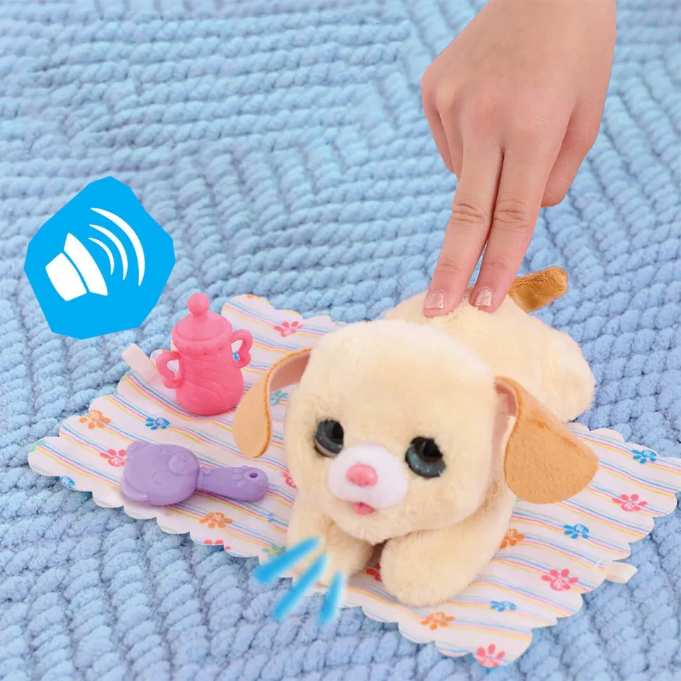 Інтерактивна іграшка цуценя Furreal Newborns 15 см комбінований різні кольори