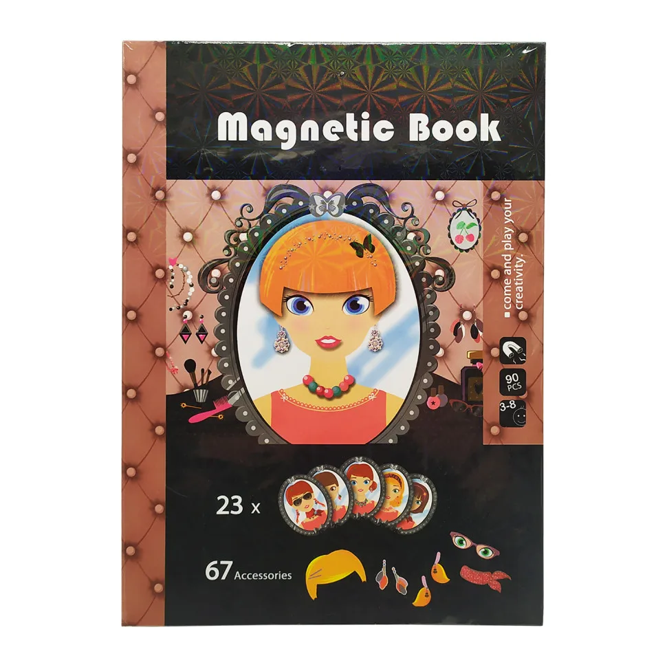 Набір для творчості Bambi магнітна книга 19х4х26 см коричнева