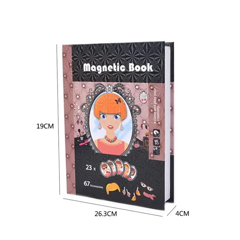 Набір для творчості Bambi магнітна книга 19х4х26 см коричнева