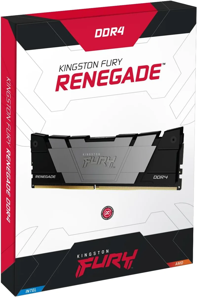 Пам'ять ПК Kingston DDR4 32GB KIT (16GBx2) 3600 FURY Renegade RGB
