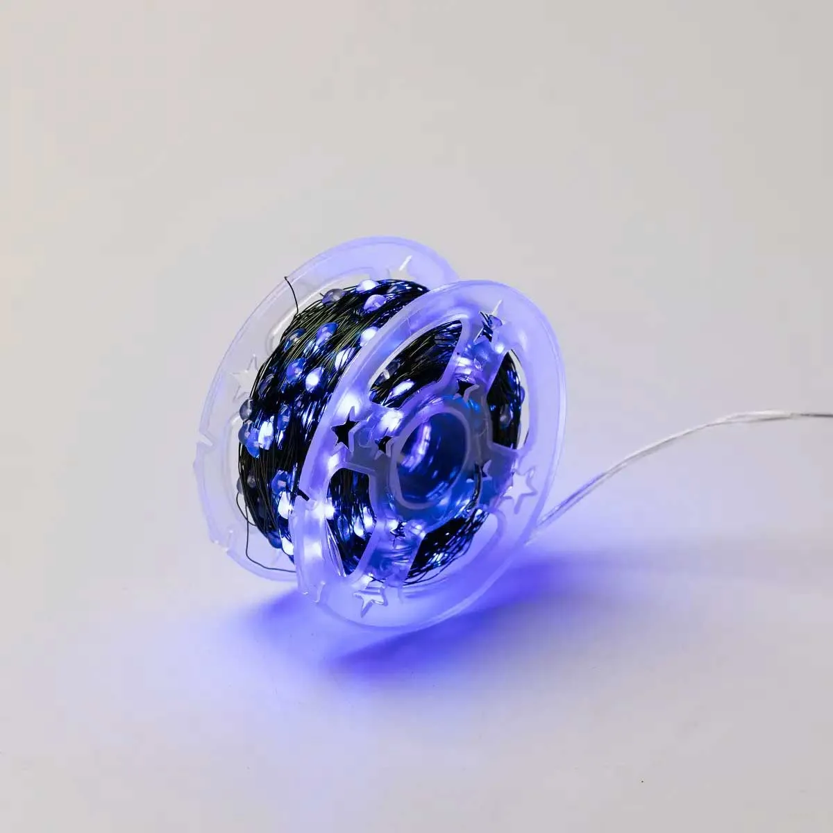 Гірлянда світлодіодна 50 м 500 LED крапля синя на пульті зелена