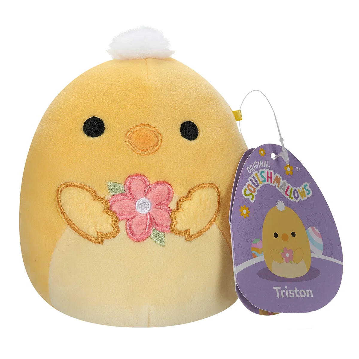 М'яка іграшка Squishmallows поліестер 13 см Пташеня Трістон