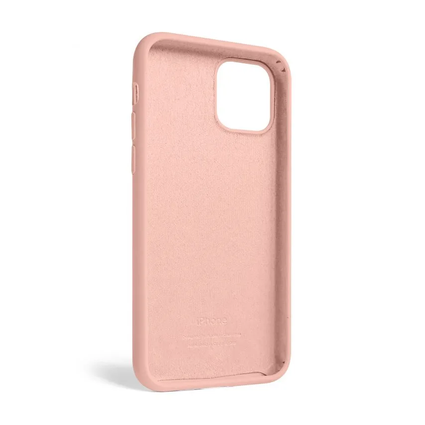 Чохол силіконовий для смартфона Apple 11 Pro  light pink