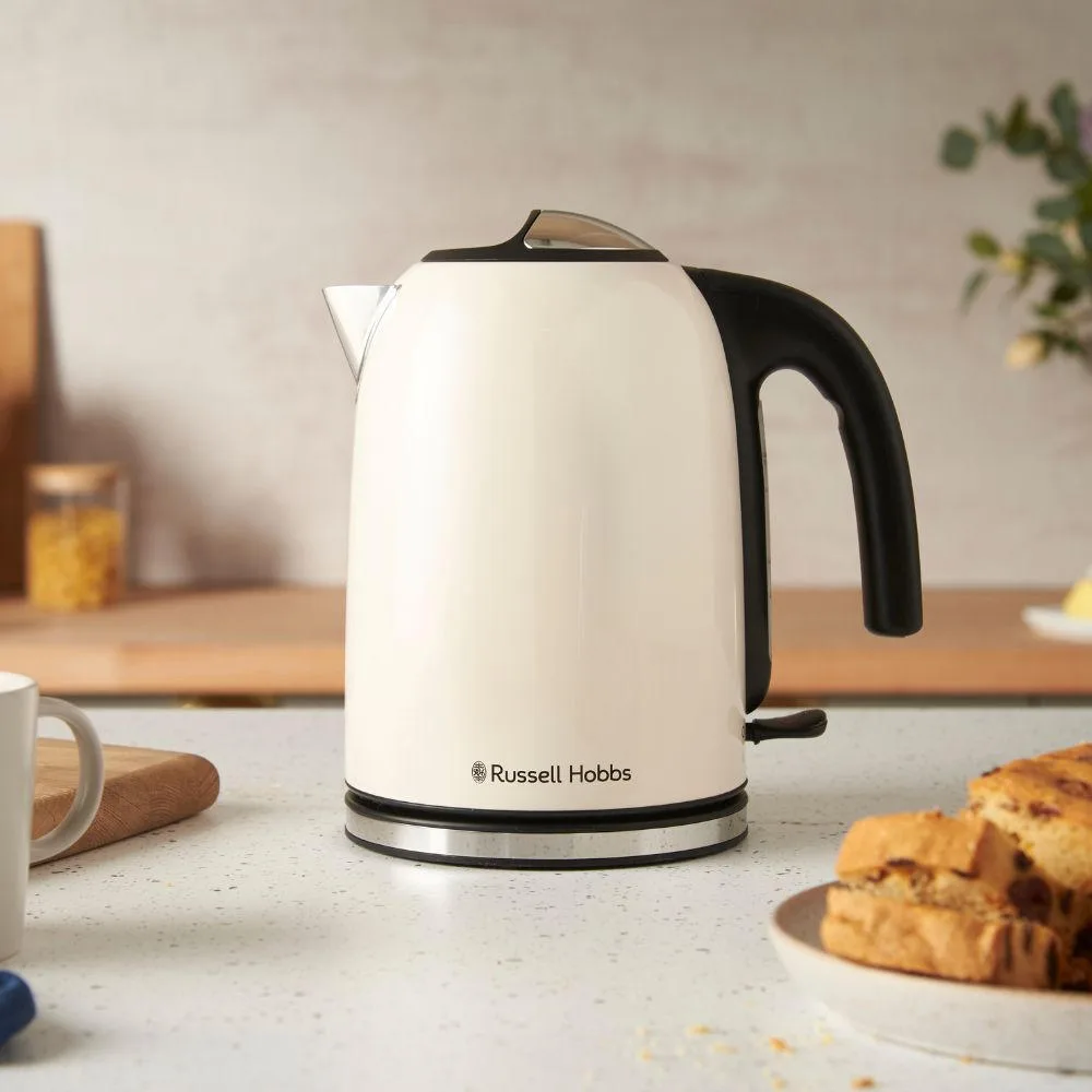 Електричний чайник Russell Hobbs, 1.7л, металевий, кольору жасміну.