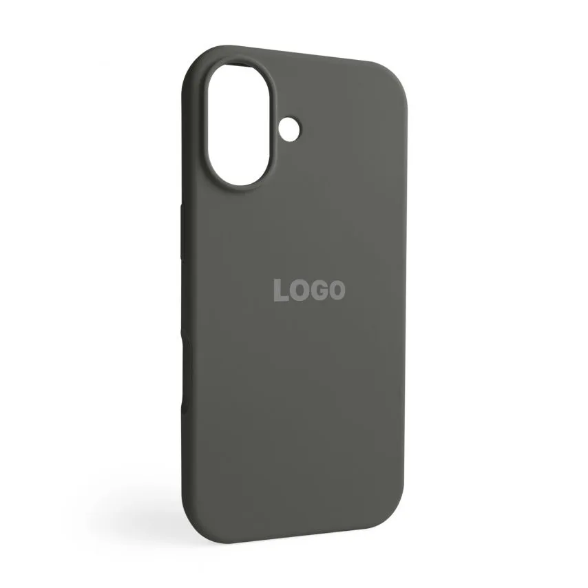 Чохол Silicone Case для Apple iPhone силіконовий сірий