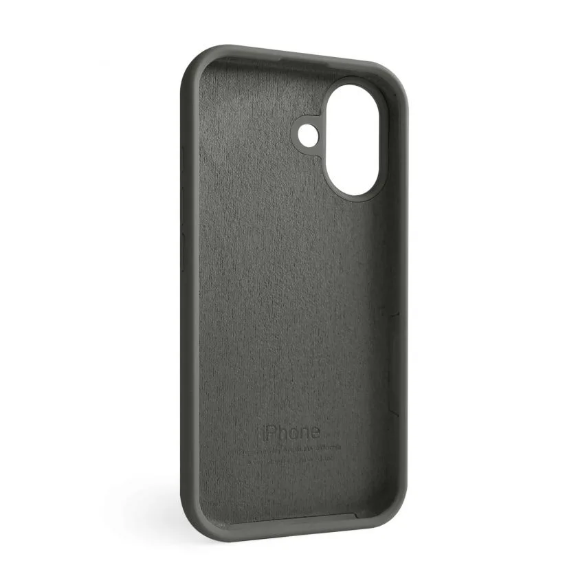 Чохол Silicone Case для Apple iPhone силіконовий сірий