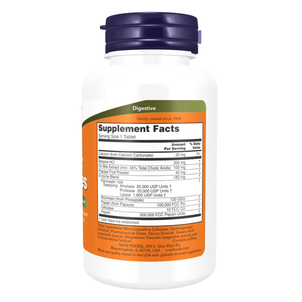 Супер ензими Now Foods таблетки 180 шт для підтримки травлення