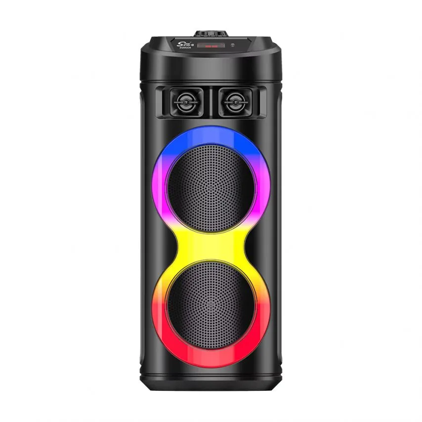 Портативна колонка Bluetooth 20W чорна 196х196х512 мм