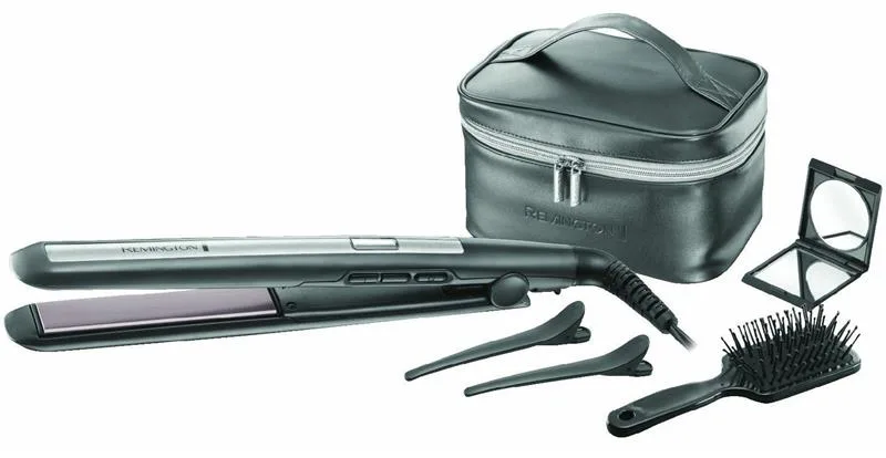 Випрямляч волосся Remington Pro-Ceramic, 53 Вт, 10 температурних режимів (150-235°C), з дисплеєм, кейсом та аксесуарами, керамічне