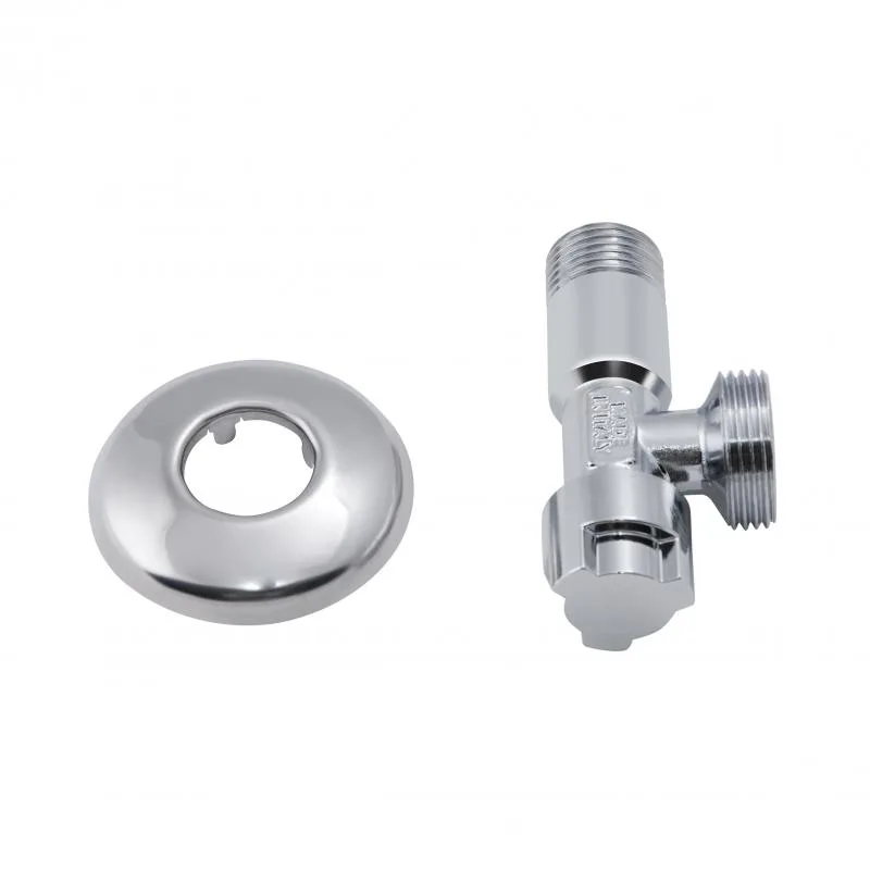 Кран приладовий кутовий ICMA 519 1/2"x3/4" латунь хромований 54х75х54 мм