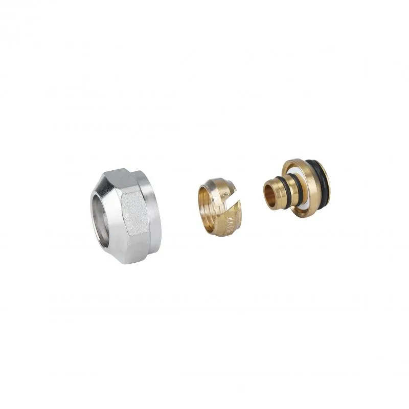 Євроконус 16x3/4" Латунний Нікельований Icma