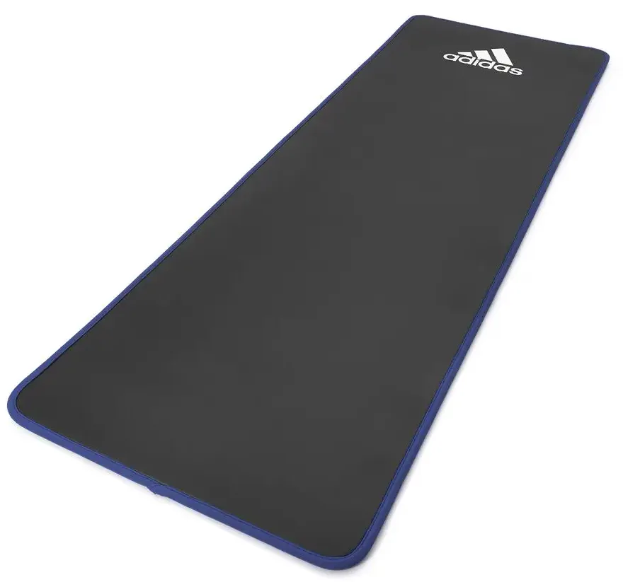 Килимок для тренувань Adidas NBR 183х61 см Чорний Синій