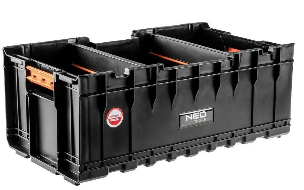 Модульний контейнер для інструментів Neo Tools, відкритий, 23.7х58.5х35.9 см, пластиковий.