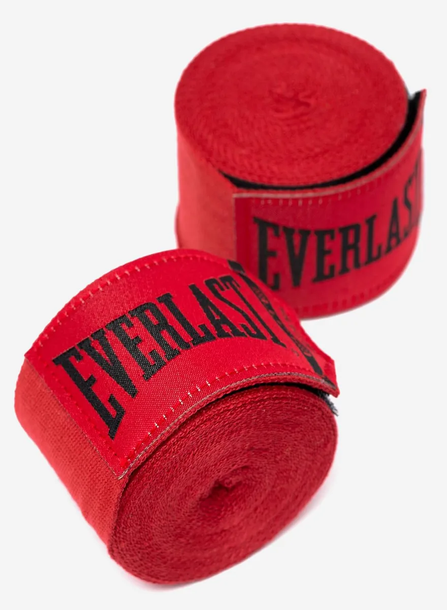 Бинти Everlast нейлонові 180 см червоні