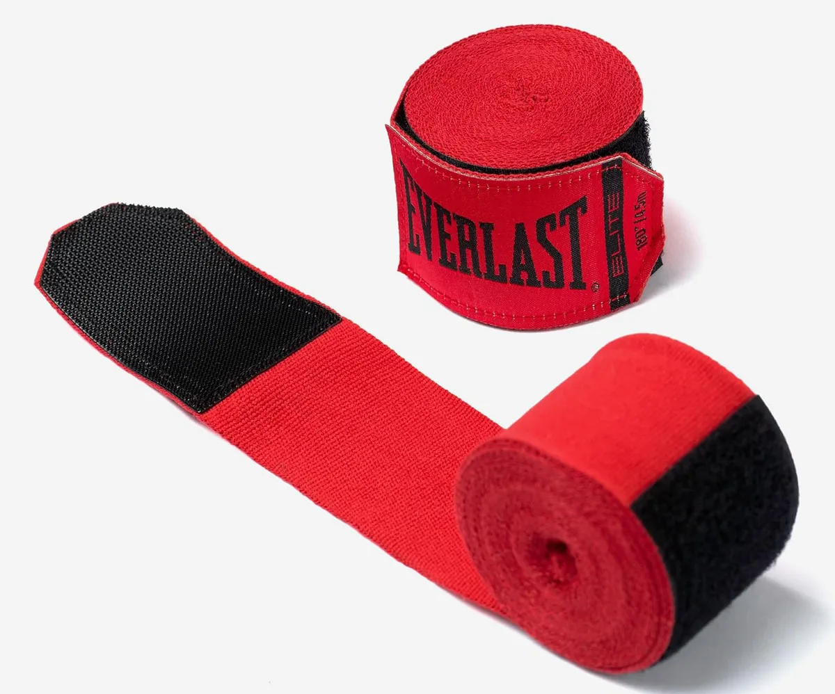 Бинти Everlast нейлонові 180 см червоні
