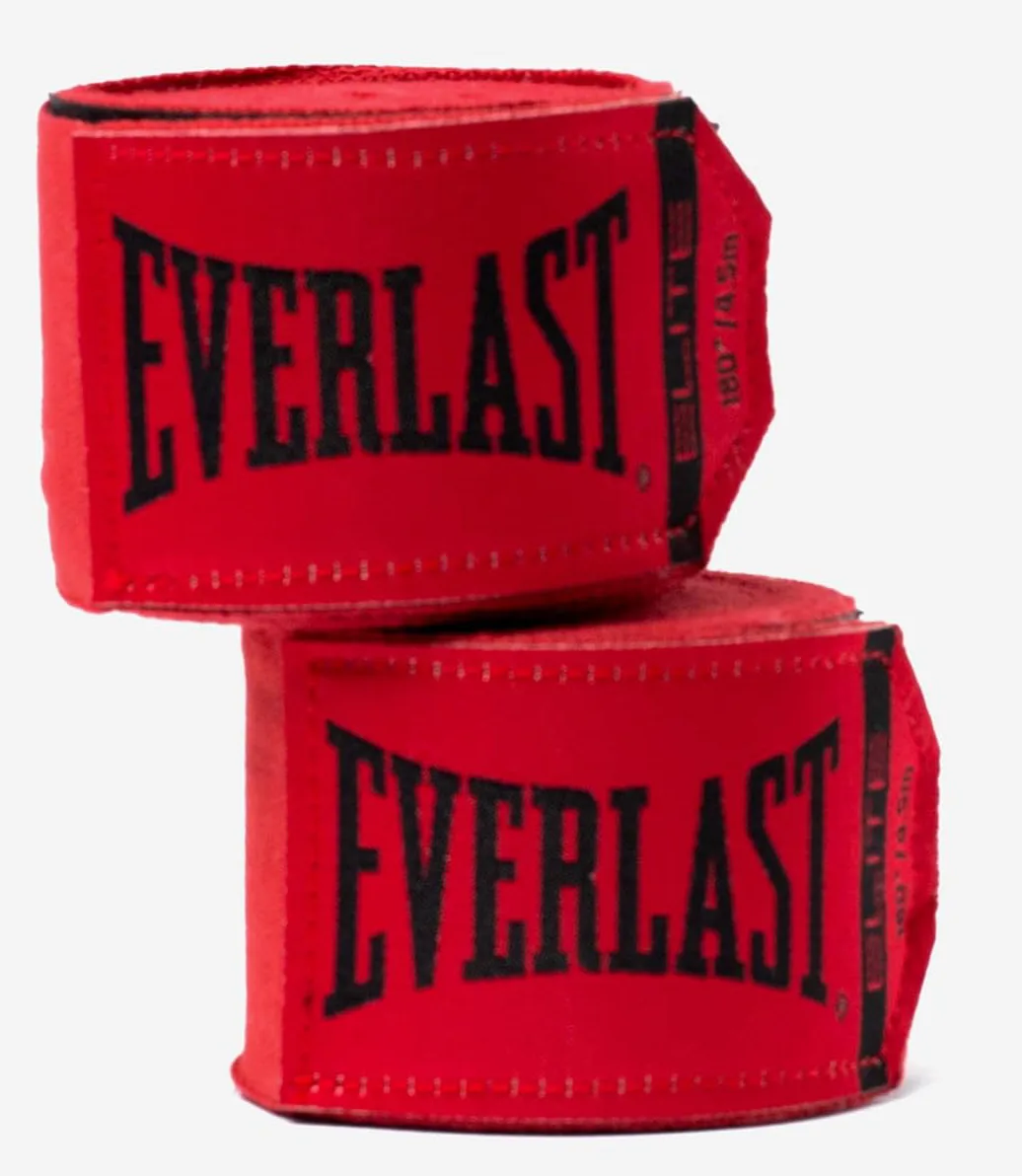 Бинти Everlast нейлонові 180 см червоні