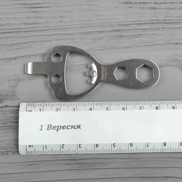 Міні-Мультитул NexTool Нержавіюча сталь 8,3 см Сірий Сріблястий