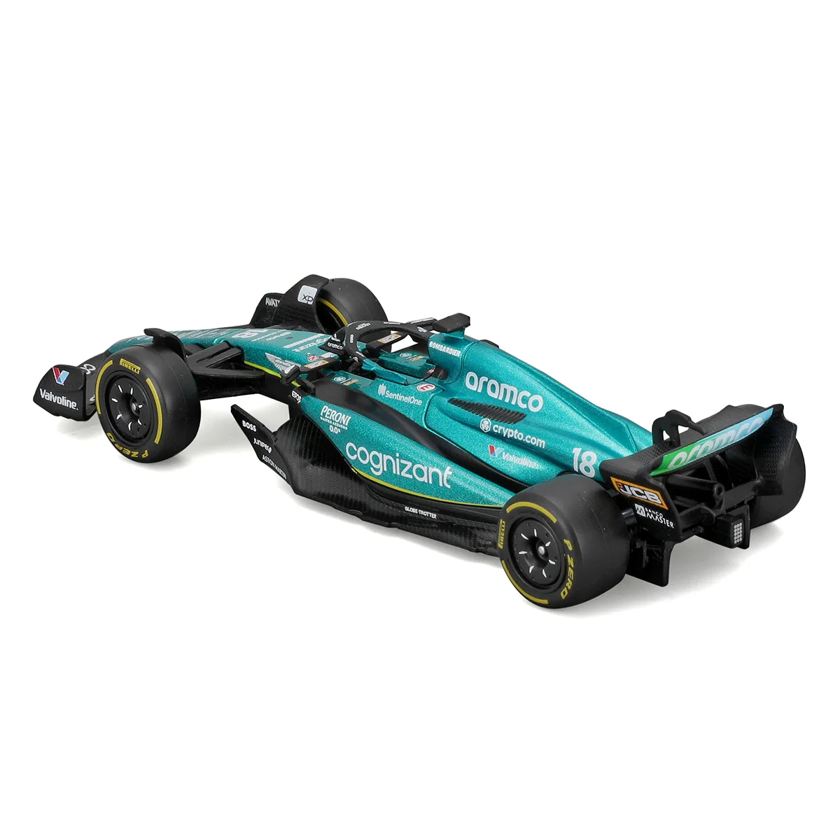 Автомодель Bburago метал 1:43 Aston Martin AMR23 зелений