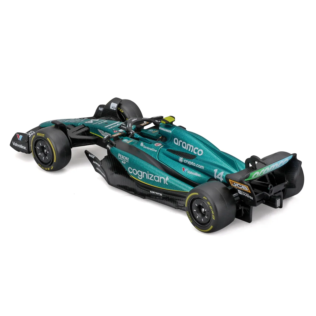 Автомодель Bburago метал 1:43 Aston Martin AMR23 зелений