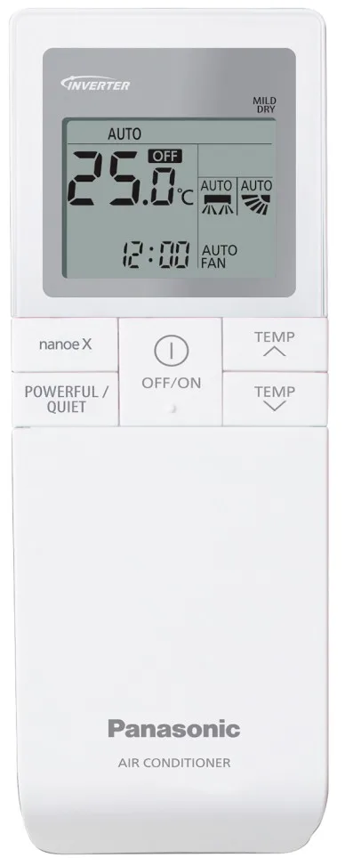 Кондиціонер Panasonic Etherea 52 м2 інверторний 18000 BTU 5.0 кВт A+++/A++ -20°С з Wi-Fi R32, білий.