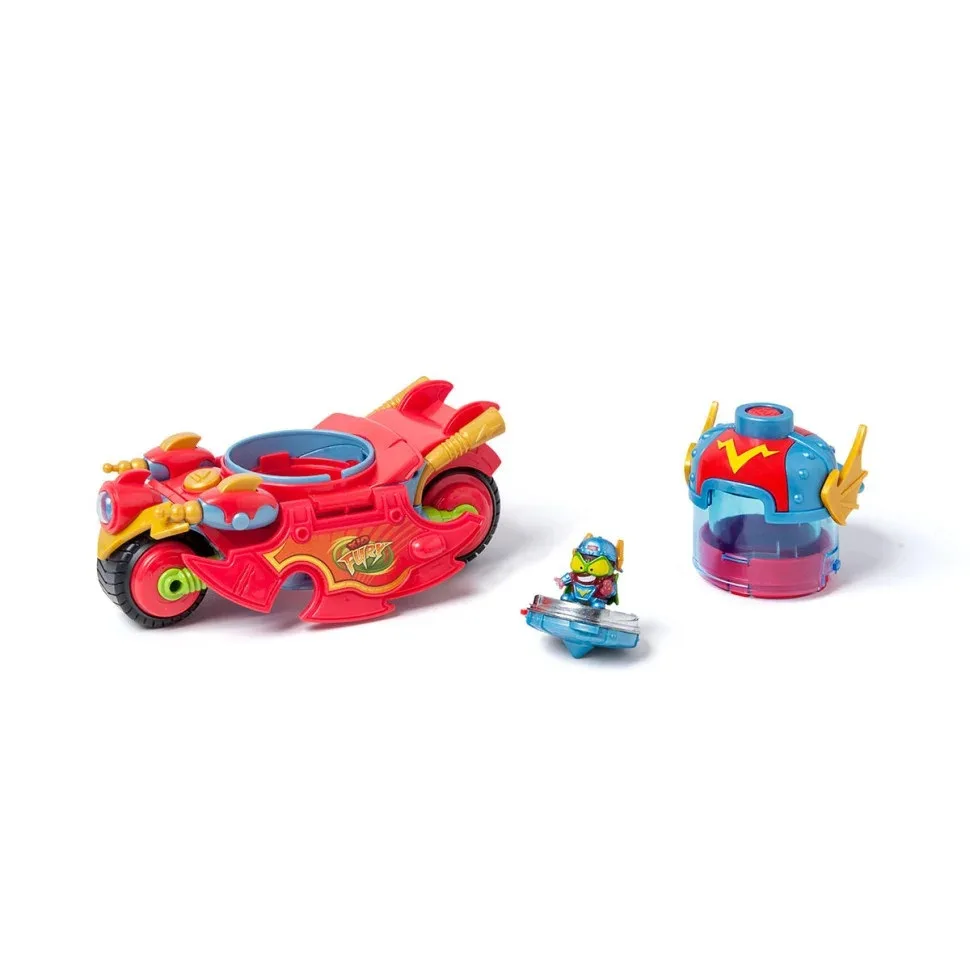 Игровой набор SuperThings пластиковый 1 машинка 1 фигурка цветной