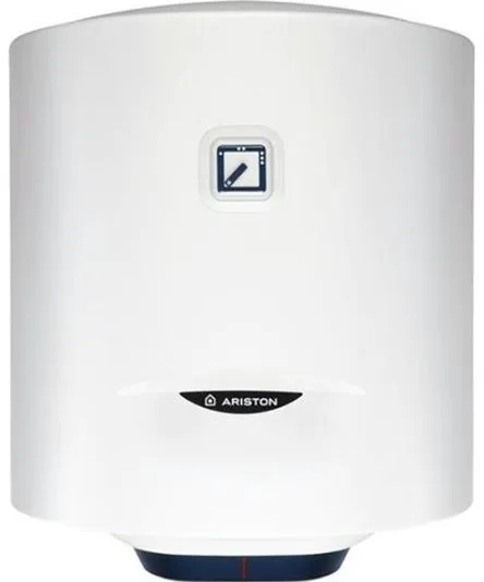 Електричний бойлер Ariston круглий BLU1 R 50 V 1,8K PL EU, 50 л, 1,8 кВт, механічне управління, клас С, Італія, білий.