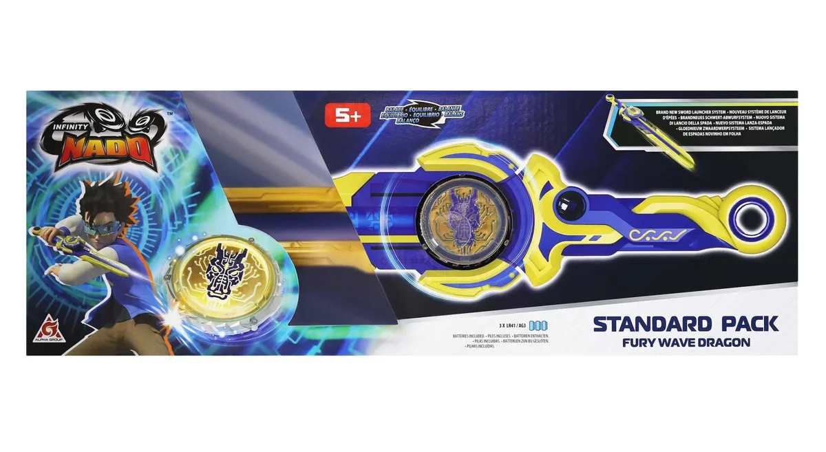 Волчок Infinity Nado VI Standard Pack Февраль Дракон (Fury Wave Dragon)