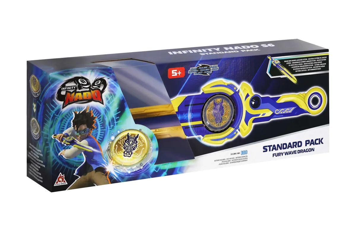 Волчок Infinity Nado VI Standard Pack Февраль Дракон (Fury Wave Dragon)