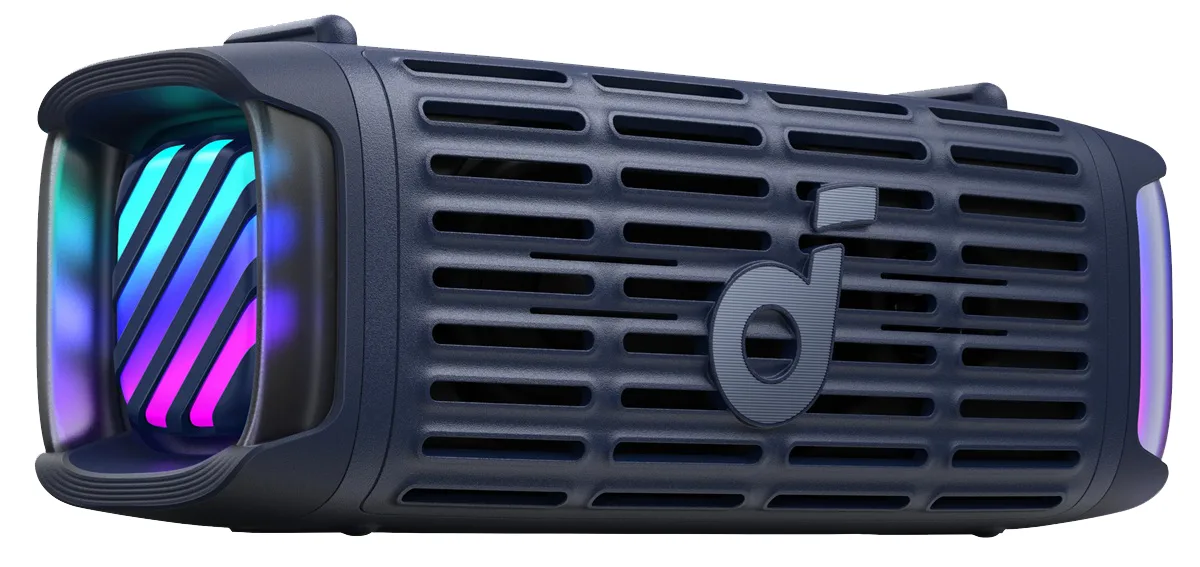 Портативна акустика Anker 50 Вт синя IP68 210х85х78,5 мм
