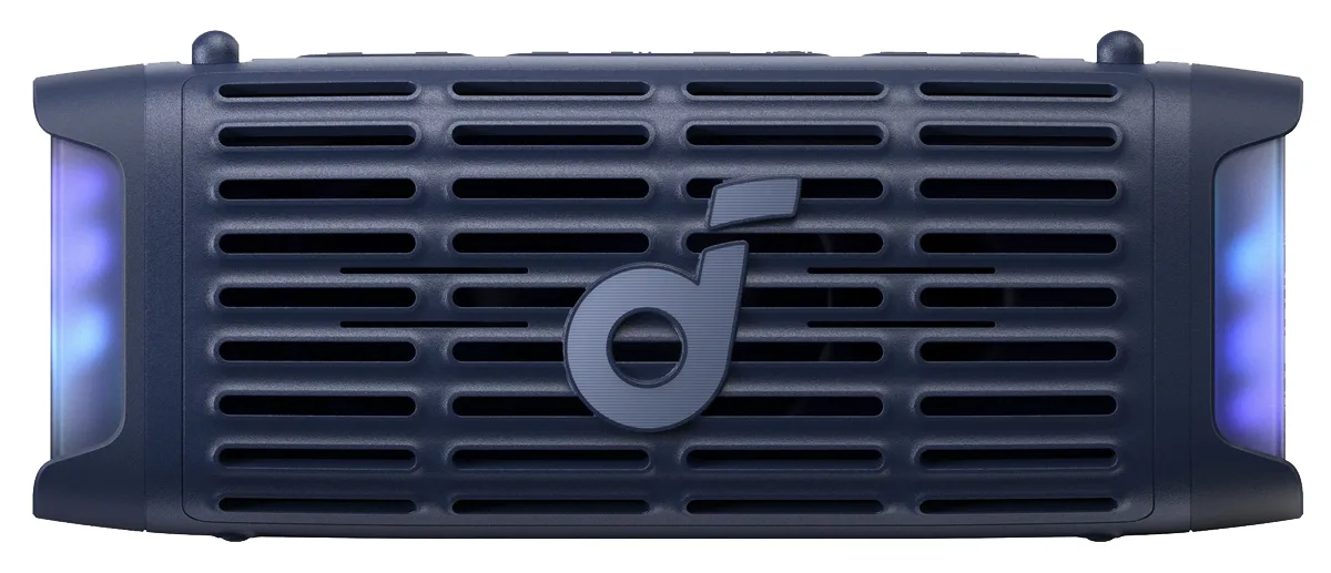 Портативна акустика Anker 50 Вт синя IP68 210х85х78,5 мм