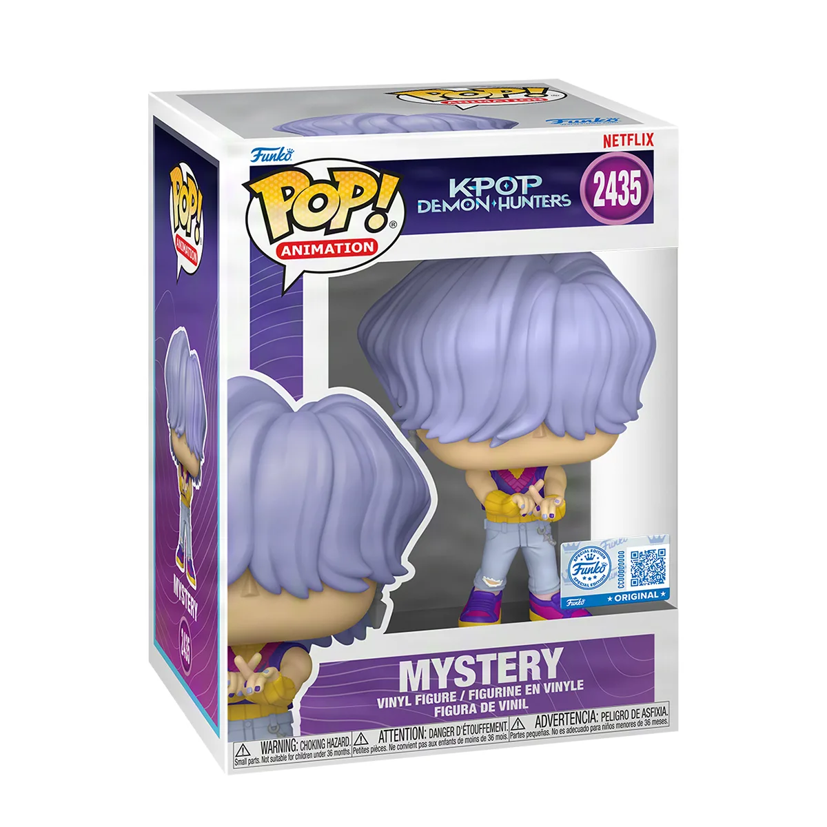 Ігрова фігурка Funko POP! вініл 9,6 см Кейпоп-мисливиці на демонів Загадковий