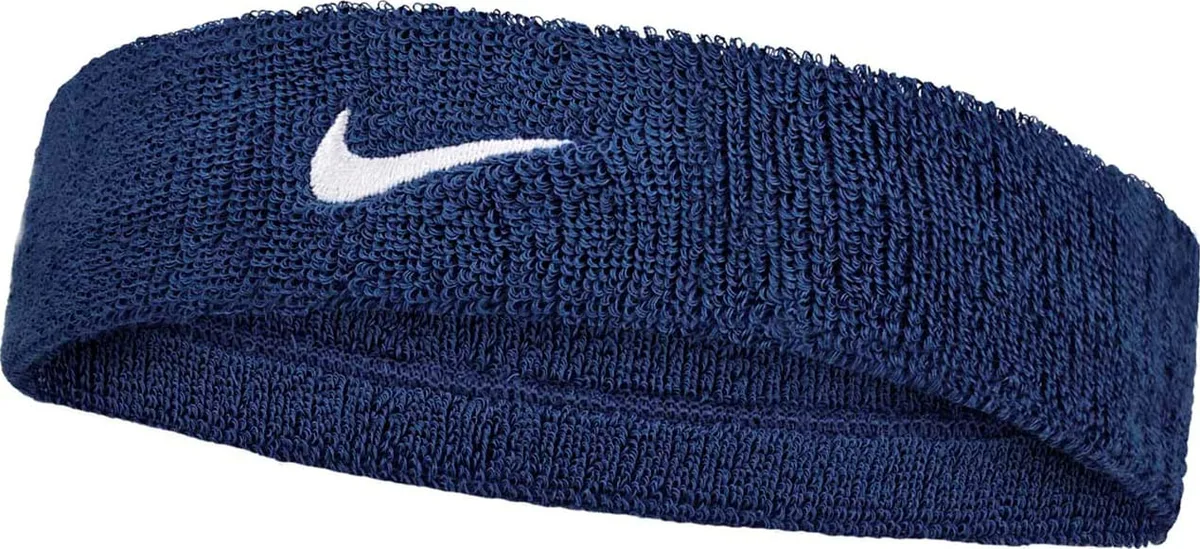 Пов'язка на голову NIKE бавовна One Size темно-синя