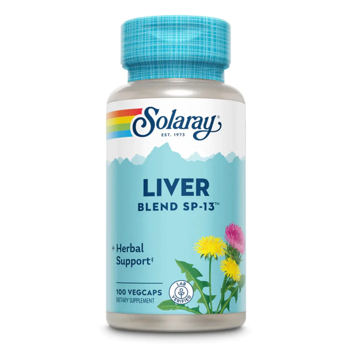 Liver Blend Solaray 100 капсул для здоров'я печінки та детоксикації організму