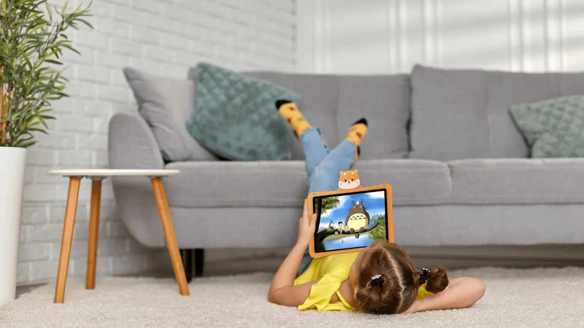 Планшет Doogee T20 mini Kids 8.4" 4ГБ, 128ГБ, LTE, 5060мА•г, Android, жовтий