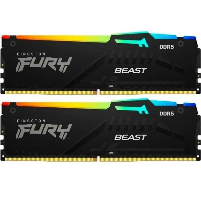 Пам'ять ПК Kingston DDR5 64GB KIT (32GBx2) 5600 FURY Beast