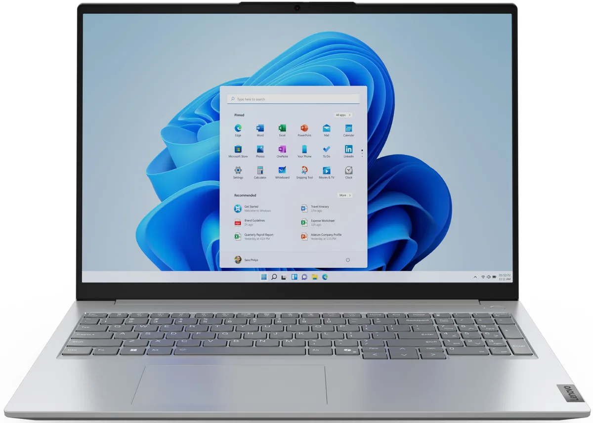 Ноутбук Lenovo 16" IPS AMD Ryzen 5 16GB SSD 512GB сірий
