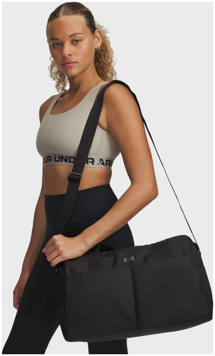Сумка Under Armour поліестер 43х29х22 см чорна 26 л жіноча