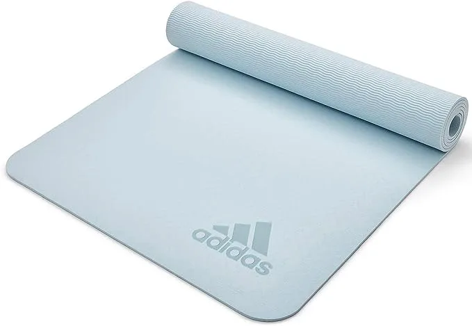 Килимок для йоги Adidas TPE 176х61 см світло-блакитний
