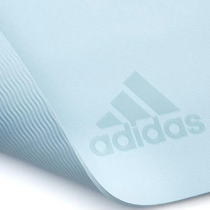 Килимок для йоги Adidas TPE 176х61 см світло-блакитний