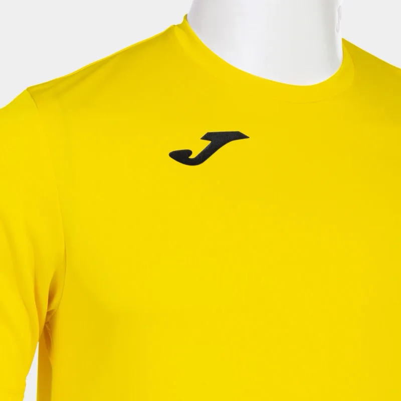 Футболка Joma 100% поліестер XS жовта для дітей