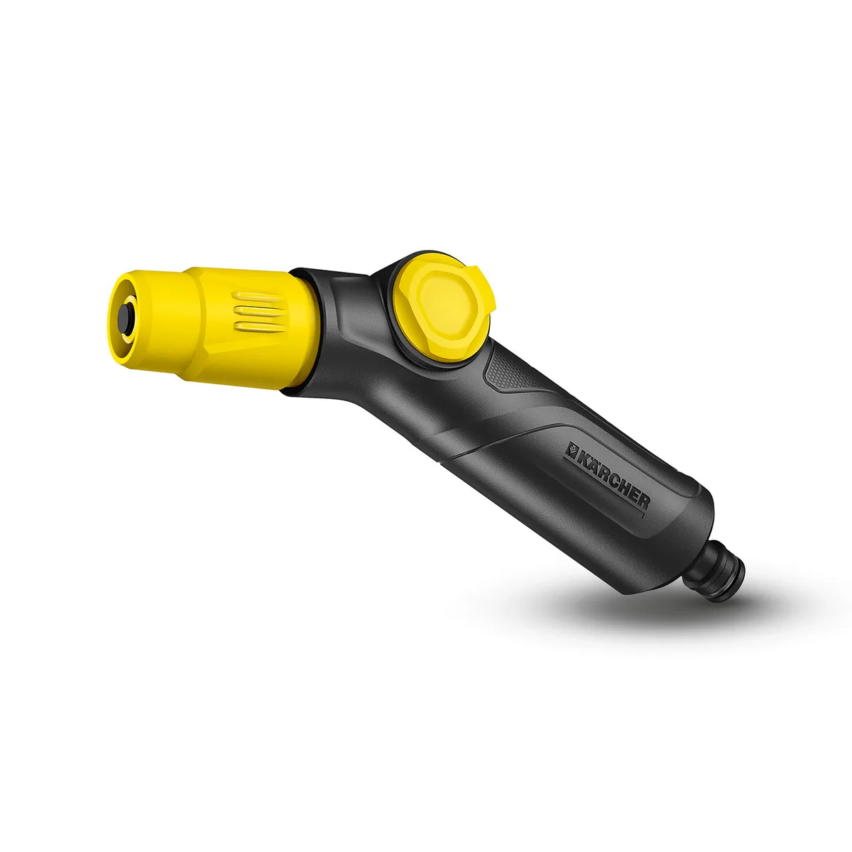 Ручний обприскувач Karcher з можливістю регулювання тиску води та формування струменя.